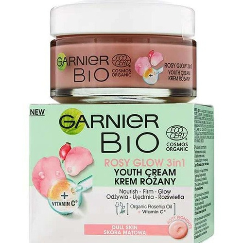 image_zGGBAGB کرم ضد پیری گارنیر مدل Rosy Glow 3in1 | GARNIER حجم 50 میل - Image 1