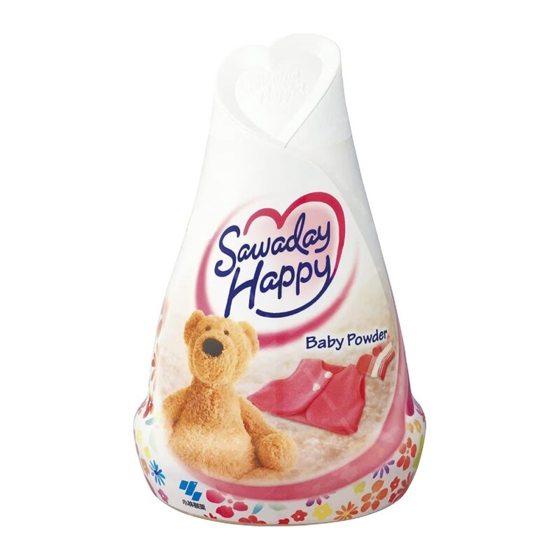 kobayashi-sawaday-happy-baby-powder-150gr خوشبو کننده هوا کوبایاشی Kobayashi Sawaday Happy Baby Powder رایحه پودر بچه وزن 150 گرم - Image 1