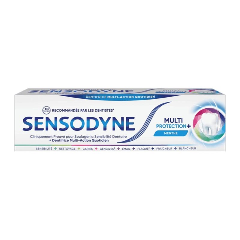 sensodyne-menthe-multi-protection-toothpaste-75ml خمیر دندان سنسوداین Sensodyne Multi Protection Menthe مناسب دندانهای حساس حجم 75 میل - Image 1