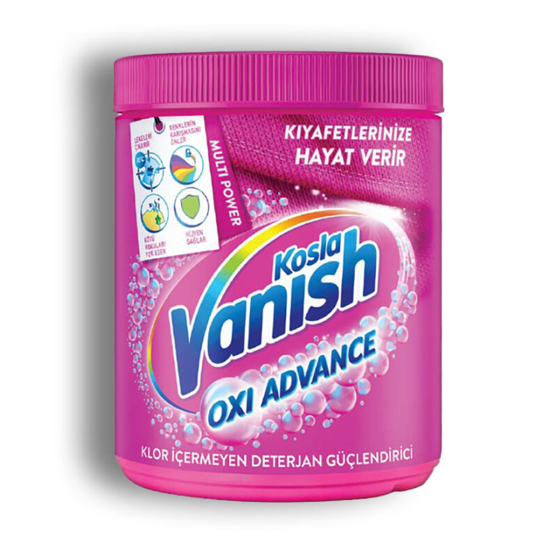 vanish-kosla-oxi-advance-400gr پودر لکه بر لباس رنگی ونیش vanish Oxi Advance حجم 400 گرم - Image 1