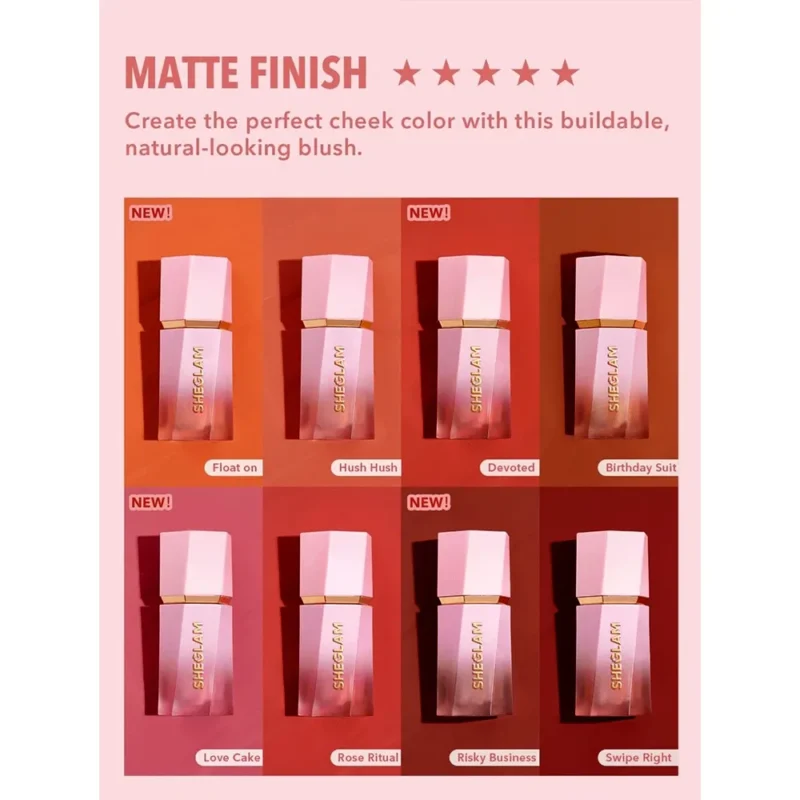 رژگونه مایع شیگلم SHEGLAM Night Drive حجم 5.2 میل - Image 4