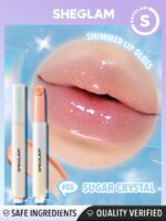 بالم لب حجم دهنده شیگلم SHEGLAM مدل Pout Perfect Shimmer Lip Plumper رنگ SUGAR CRYSTAL - Image 4