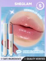 بالم لب حجم دهنده شیگلم SHEGLAM مدل Pout Perfect Shimmer Lip Plumper رنگ PINK FLAMINGO - Image 3