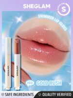 بالم لب حجم دهنده شیگلم SHEGLAM مدل Pout Perfect Shimmer Lip Plumper رنگ GOLD RUSH - Image 3