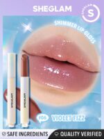 بالم لب حجم دهنده شیگلم SHEGLAM مدل Pout Perfect Shimmer Lip Plumper رنگ VIOLET FIZZ - Image 4