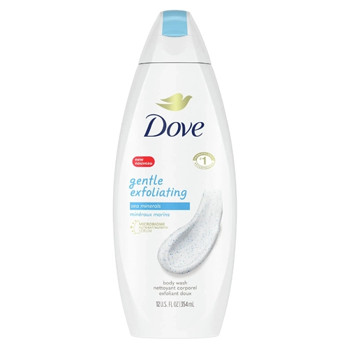 dove-gentle-exfoliating-650ml شامپو بدن کرمی لایه بردار ملایم داو Dove مدل Gentle Exfoliating حجم 650 میل - Image 1