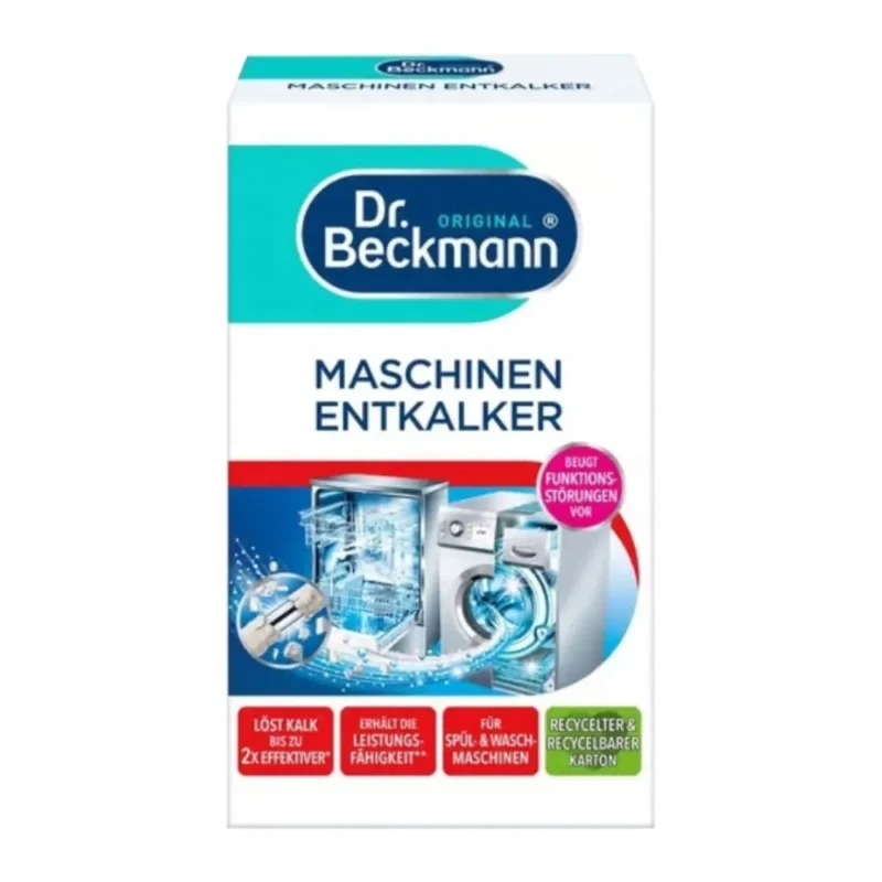 dr-beckmann-maschinen-entkalker-machine-descaler-100gr پاک کننده ماشین لباسشویی و ماشین ظرفشویی دکتر بکمن Dr. Beckmann مدل Maschinen Entkalker وزن 100 گرم - Image 1
