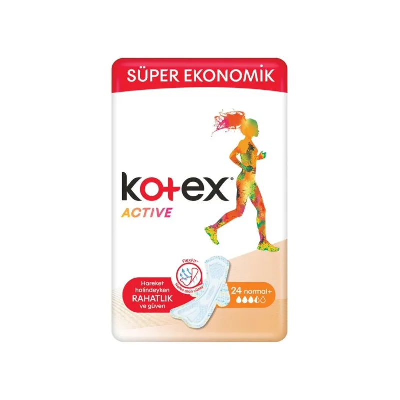 نوار بهداشتی کوتکس Kotex مدل اکتیو 24 عددی - Image 1