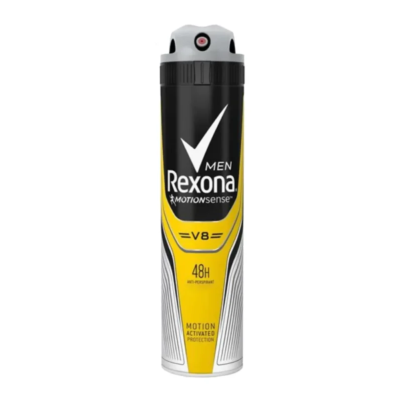 اسپری ضد تعریق مردانه رکسونا Rexona مدل V8 بدون ایجاد لکه روی لباس حجم 150 میل - Image 1