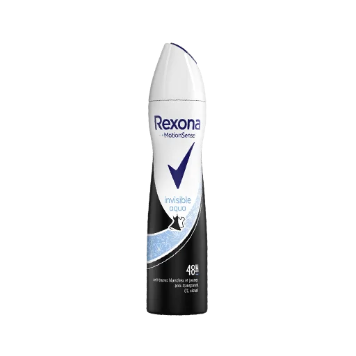 rexona-invisible-aqua-woman-48h-150ml- اسپری ضد تعریق بانوان رکسونا Rexona مدل invisible aqua حجم 150 میل - Image 1