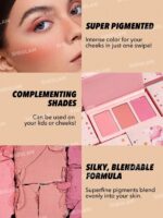 پالت رژگونه سه‌تایی شیگلم SHEGLAM Sweet Cheeks Blush Trio رنگ SunSet Cruise - Image 3
