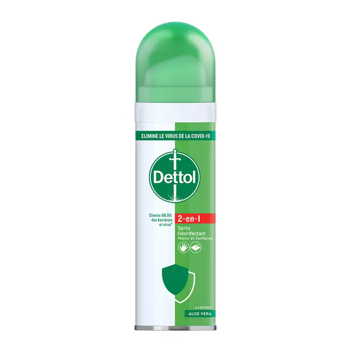 Dettol 2in1 Disinfectant Spray 50ml اسپری ضدعفونی کننده دست و سطوح دتول Dettol 2in1 حجم 50 میل - Image 1