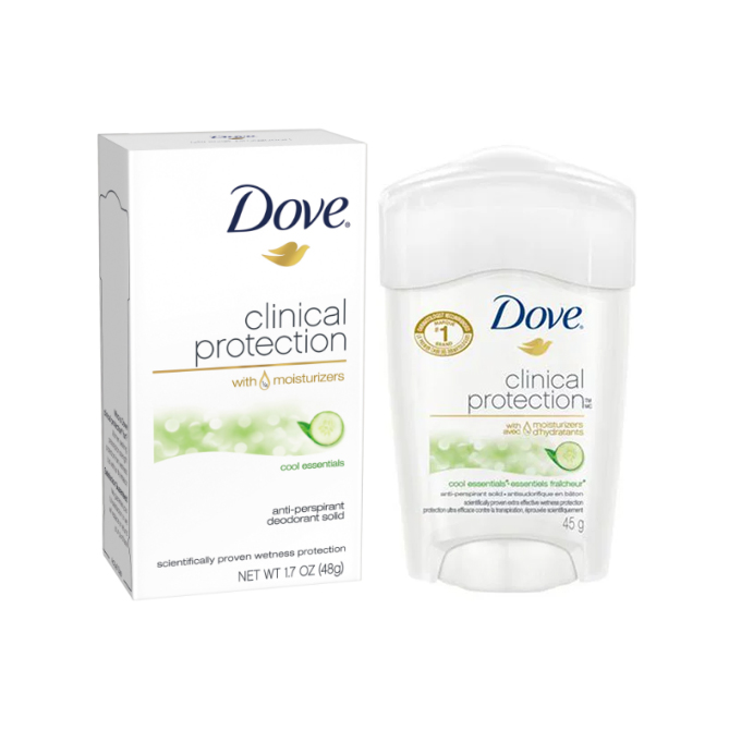 Dove Clinical Protection Antiperspirant Deodorant Cool Essentials مام صابونی کلینیکال داو Dove Clinical Deodorant Cool Essentials حجم 48 گرم - Image 1