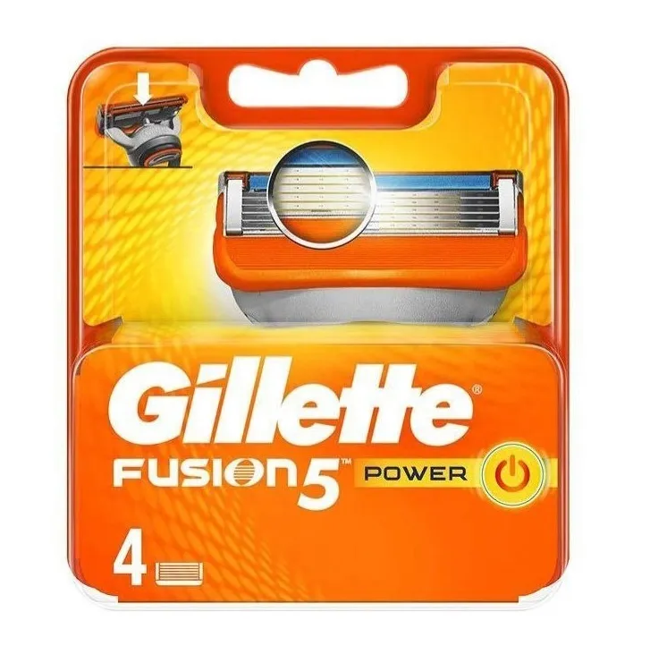 Gillette Fusion5 power 4 blade تیغ یدک ژیلت Gillette Fusion 5 Power بسته 4 عددی - Image 1