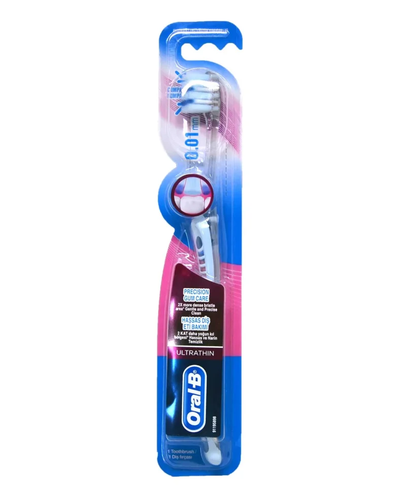 مسواک اورال بی Oral-B مدل Ultra Thin با برس خیلی نرم - Image 1