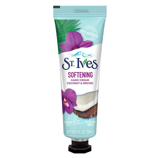 St.ives Hand Cream Coconut & Orchid کرم دست نارگیل و گل ارکیده سنت ایوز St.ives Hand Cream Coconut & Orchid حجم 30 میل - Image 1