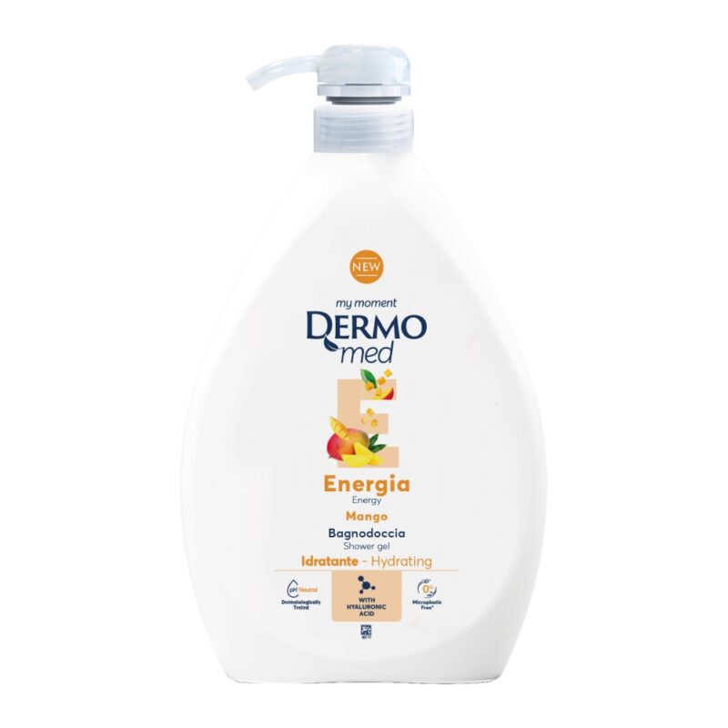 شامپو بدن درمومد DERMOmed Energia Mango رایحه انبه حجم 1000 میل - Image 1