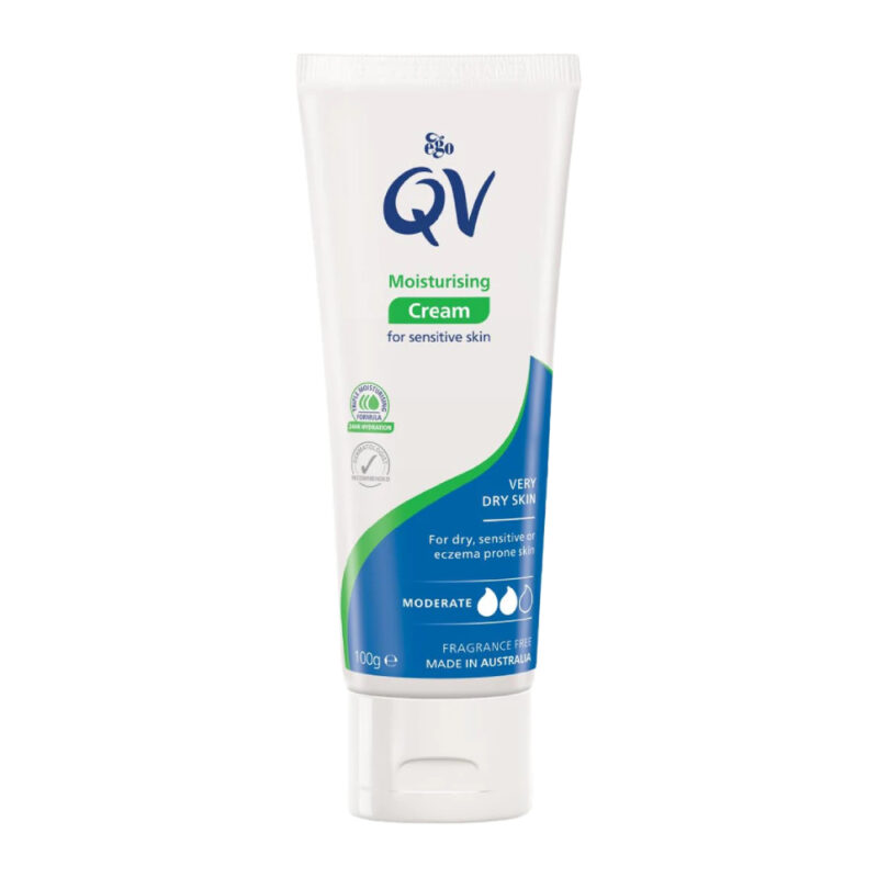 کرم آبرسان پوست کیووی QV Moisturizing Cream مناسب پوست حساس حجم 100 میل - Image 1