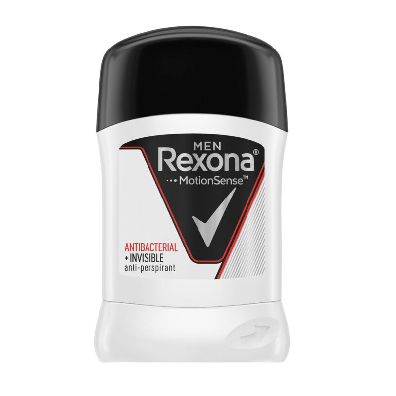 مام استیک بدن مردانه رکسونا rexona antibacterial + invisible Stick Deodorant حجم 40 گرم - Image 1