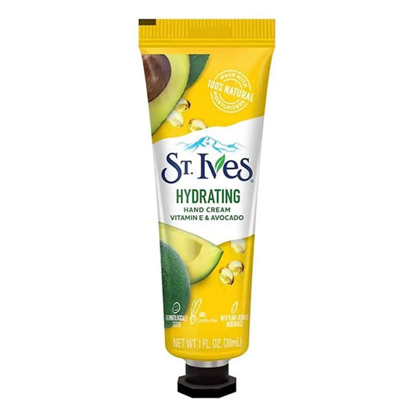 st.ives Hand Cream Vitamin E & Avocado کرم دست حاوی ویتامین E و آووکادو سنت ایوز ST.ives Hand Cream Vitamin E & Avocado حجم 30 میل - Image 1