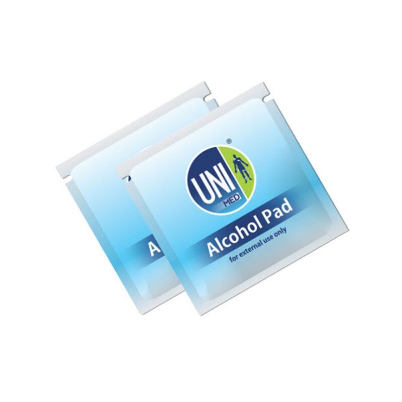 پد الکلی یونی مد UNI MED Alcohol Pad 100 Sachets حجم 100 عددی - Image 2