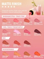 رژگونه مایع شیگلم SHEGLAM Color Bloom رنگ Rose Ritual - Image 2