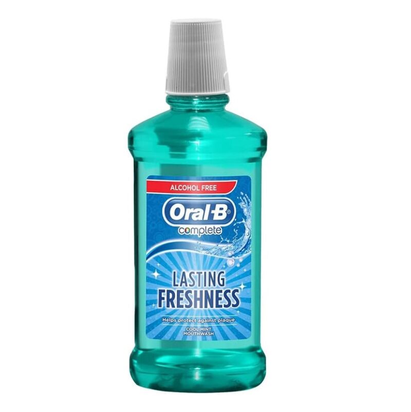 دهان شویه بدون الکل اورال بی Oral-B Complete Lasting Freshness حجم 250 میل - Image 1
