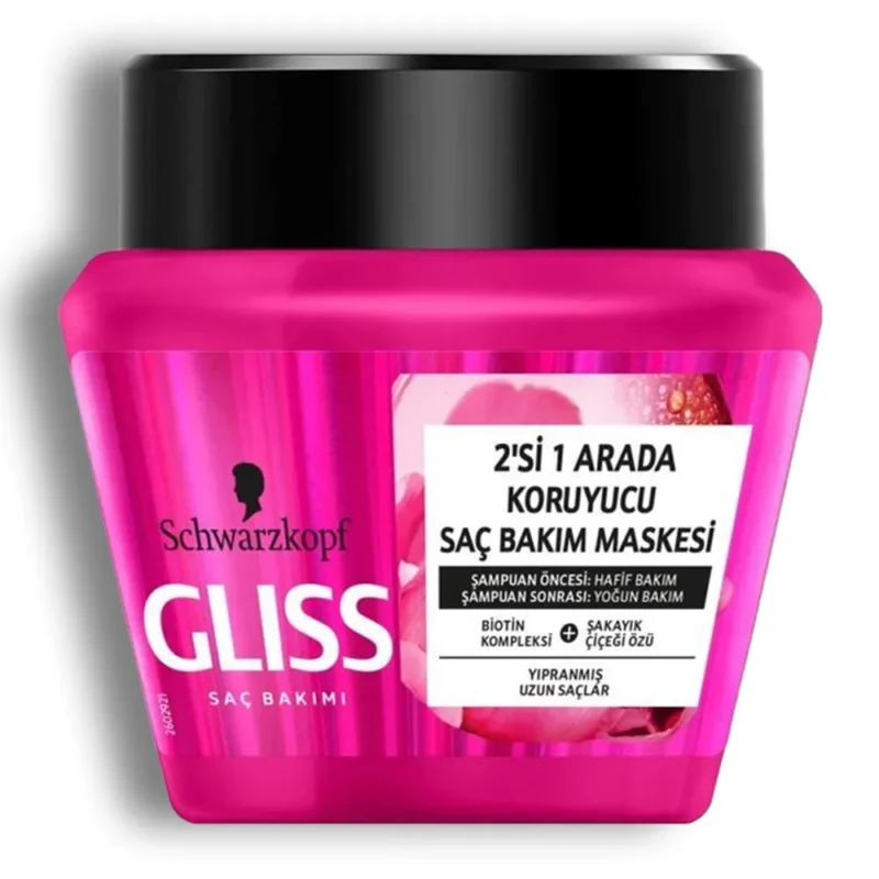 ماسک ترمیم مو گلیس Gliss 2in1 Protection حجم 300 میل - Image 1