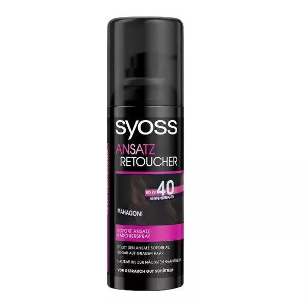 Syoss temporary hair dye spray model ansatz retoucher 120ml اسپری رنگ مو موقت سایوس syoss ansatz retoucher حجم 120 میل - Image 1