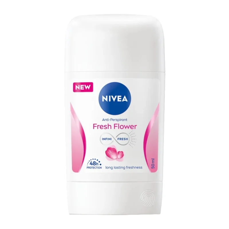 nivea-fresh-flower-anti-perspirant-stick-50ml استیک ضد تعریق زنانه نیوآ Nivea Fresh Flower حجم 50 میل - Image 1