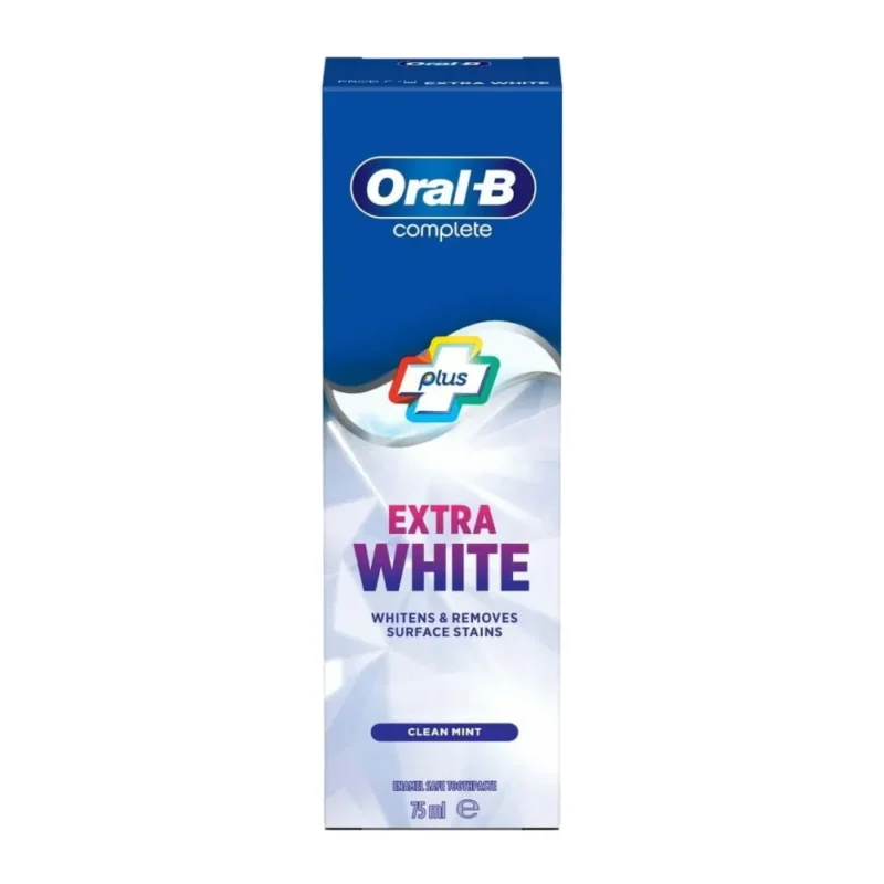 خمیر دندان سفید کننده اورال بی Oral-B Extra White حجم 75 میل - Image 1