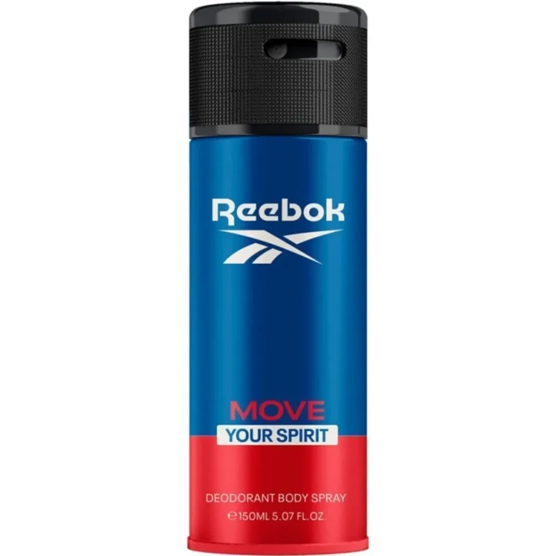 اسپری دئودرانت مردانه ریباک Reebok MOVE YOUR SPIRIT حجم 150 میل - Image 1