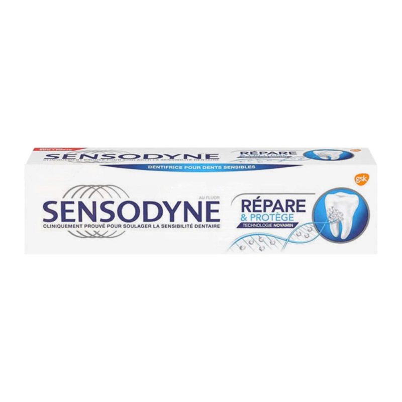sensodyne-repare-and-protege-menthe-toothpaste-75ml خمیردندان ترمیم کننده سنسوداین Sensodyne Repair and Protect حجم 75 میل - Image 1