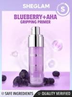 پرایمر و آبرسان بلوبری شیگلم Sheglam good grip hydrating primer BLUEBERRY+AHA - Image 2