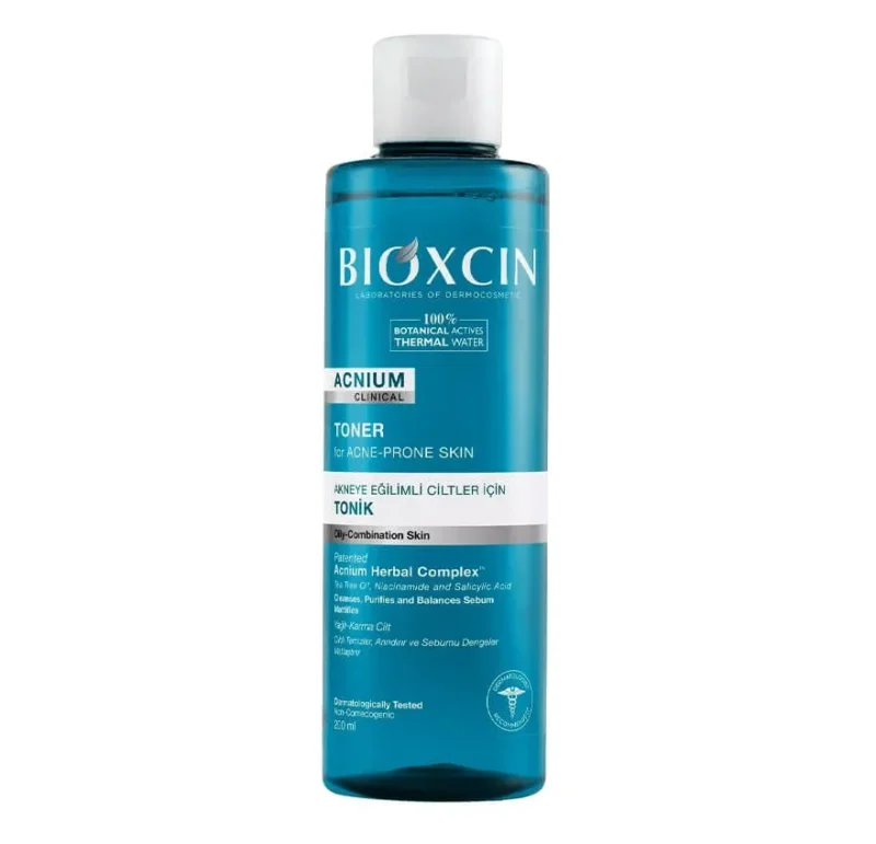 Bioxcin-Acnium-Akneye-Egilimli-Ciltler-Icin-Tonik-200ml تونر ضد آکنه بیوکسین BIOXCIN Acnium Tonik حجم 200 میل - Image 1