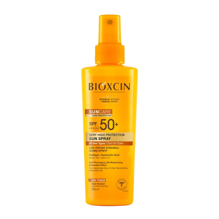 Bioxcin Sun Care Very High Protection All Skin Sun Spray Spf 50+ 200 Ml اسپری ضد آفتاب +SPF50 بیوکسین Bioxcin suncare UVB+ UVA حجم 200 میلی - Image 1