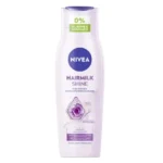 شامپوی درخشان‌کننده نیوآ با عصاره مگنولیا و روغن بادام Nivea Hairmilk Shine حجم 250 میل