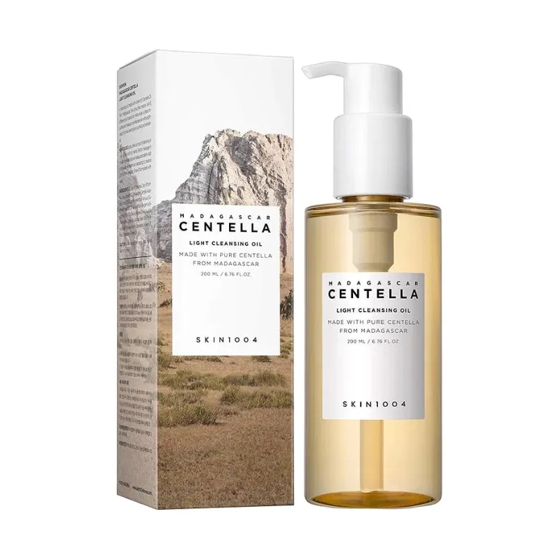 SKIN 1004 CENTELLA LIGHT CLEANSING OIL 200ML-g2 روغن پاک کننده آرایش ماداگاسکار سنتلا SKIN 1004 CENTELLA LIGHT CLEANSING OIL حجم 200 میل - Image 1