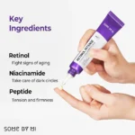 کرم دور چشم 3 کاره رتینول سام بای می Some By Mi Retinol Intense Advanced Triple Action Eye Cream حجم 30 میل - Image 2