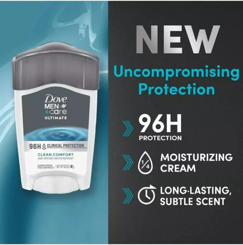 مام ضد تعریق مردانه کلینیکال داو Dove Men Ultimate 96H حجم 48 گرم - Image 3