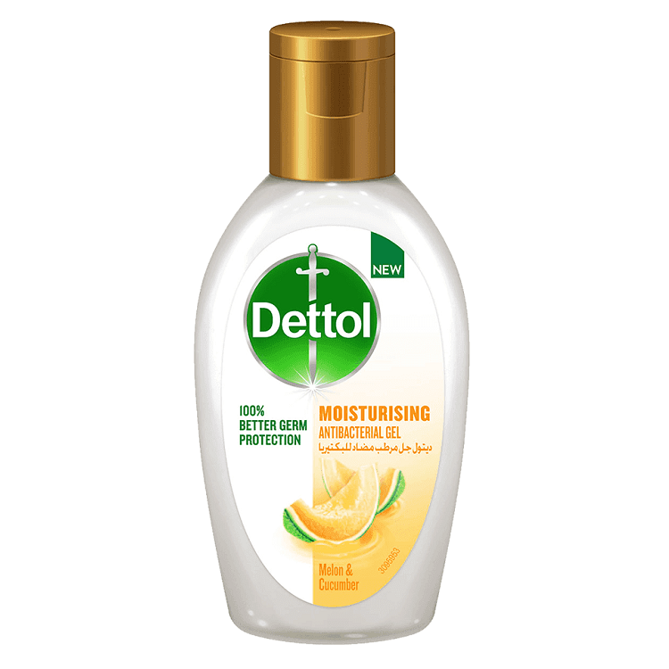 Dettol Moisturizing Anti-Bacterial Hand Sanitizer – Melon & Cucumber 50 ml ضدعفونیکننده دست ضد باکتری و مرطوبکننده دتول رایحه هندوانه و خیار Dettol Melon & Cucumber حجم 50 میل - Image 1