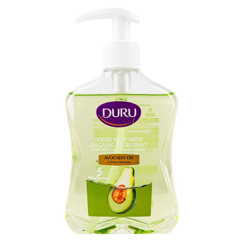Douro-liquid-soap-with-avocado-oil-300-ml صابون مایع دورو با روغن آووکادو Duru avocado حجم 300 میل - Image 1