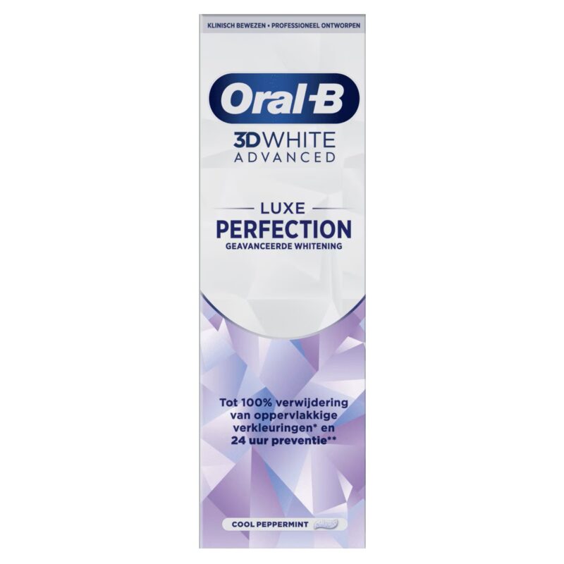 Oral-B 3D White advanced Luxe Perfection 75 ML خمیر دندان اورال بی Oral-B 3D WHITE advanced LUXE حجم 75 میل - Image 1