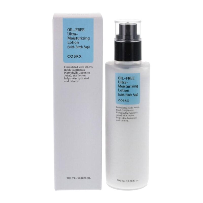 cosrx-oil-free-lotion-with-birch-sap-100ml لوسیون مرطوب کننده بدون چربی کوزارکس Cosrx حاوی Birch Sap حجم 100 میل - Image 1