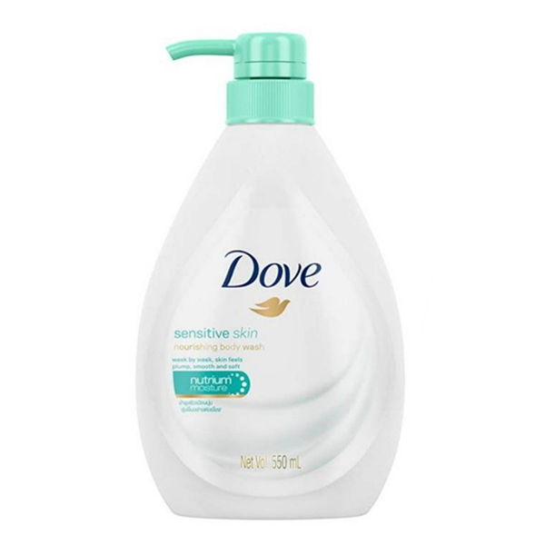 dove-nutrium-moisture-sensitive-skin-body-wash-550ml شامپو بدن داو Dove Sensitive Skin پوست حساس حجم 550 میل - Image 1