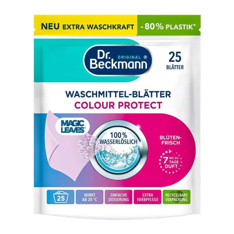 دستمال جادویی شوینده لباس دکتر بکمن Dr. Beckmann Colour Protect بسته 25 عددی - Image 1