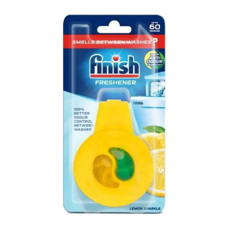 finish-dishwasher-freshner-lemon-flavor-up-to-60-washes-4ml خوشبو کننده ماشین ظرفشویی Finish با رایحه لیمو مناسب 60 شتسشو حجم 4 میل - Image 1