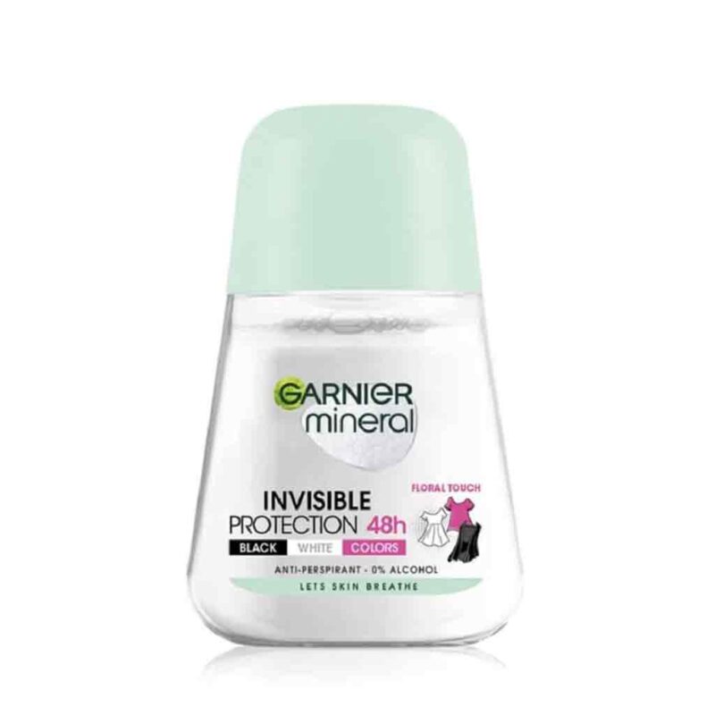 garnier-lekesiz-koruma-roll مام رول ضد تعریق زنانه گارنیر Garnier mineral LEKESIZ KORUMA حجم 50 میل - Image 1