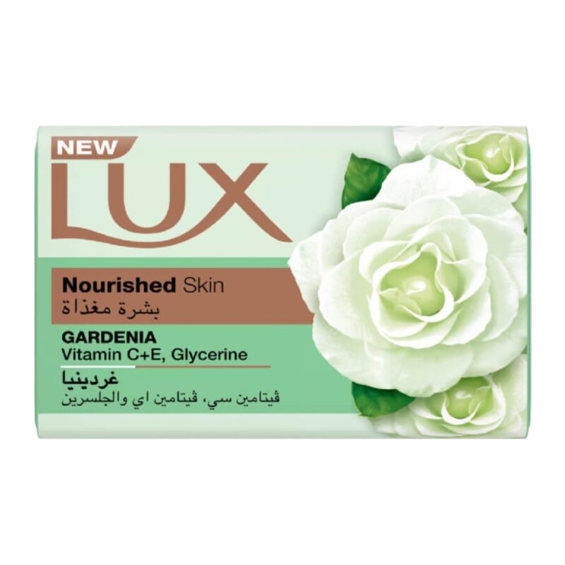 lux-gardenia-vitamin-c-and-e-glycerinr-soap-bar-170gr صابون حمام لوکس Lux Gardenia رایحه گل گاردنیا وزن 170 گرم - Image 1