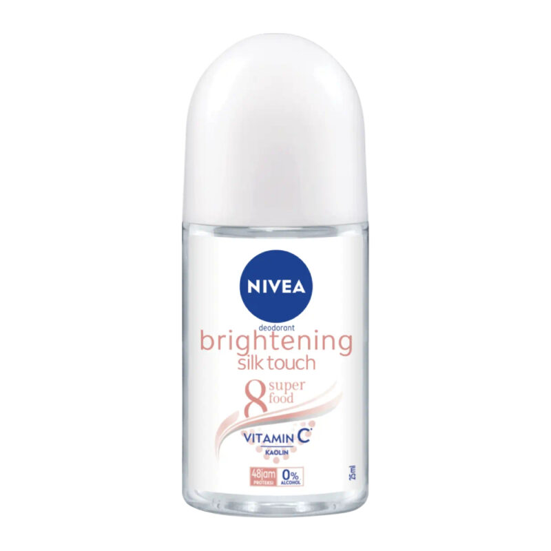 مام رول زنانه نیوآ Nivea Brightening Silk Touch نرم کننده پوست حجم 50 میل - Image 1